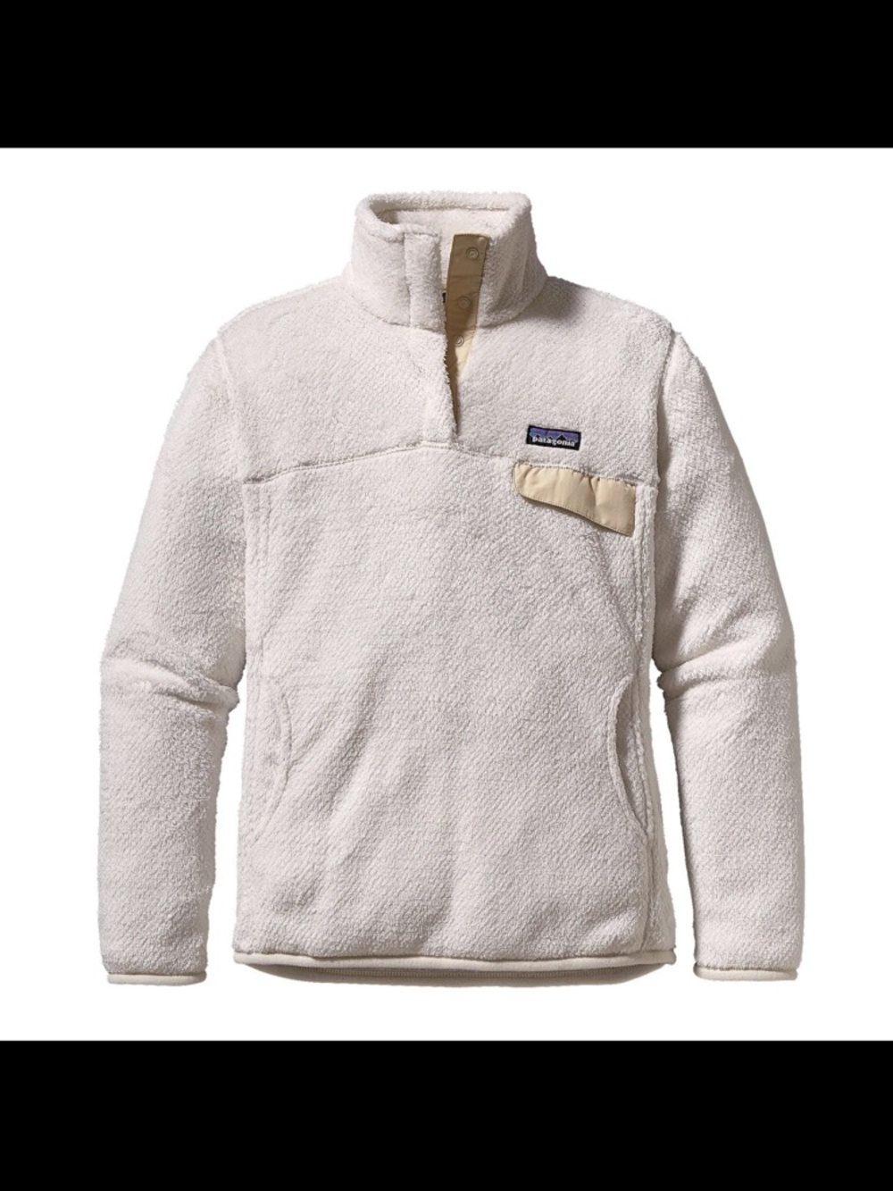 Patagonia Women's Re-Tool Snap-T® Pullover Raw Linen- White X-Dye Size Small